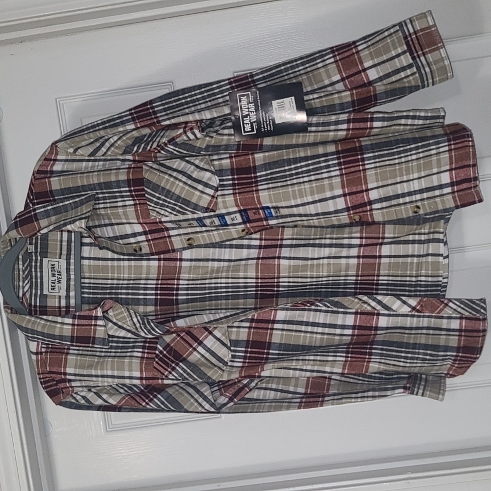 Real Work Wear Flannel Size XL